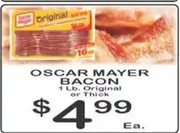 Foodland Oscar Mayer Bacon offer
