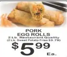 Foodland Pork Egg Rolls offer