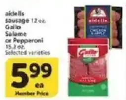 Vons Aidells sausage offer