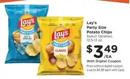 Kroger Lay's Party Size Potato Chips offer