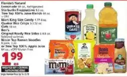 Vons Florida's Natural Lemonade offer