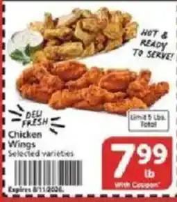 Vons Delu Fresh Chicken Wings offer