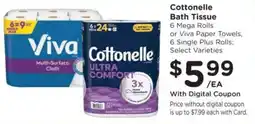 Kroger Cottonelle bath tissue offer