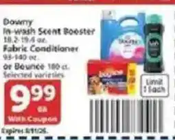 Vons Downy In-wash Scent Booster offer