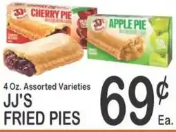 Foodland Jj's fried pies offer