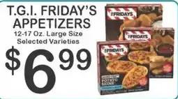 Foodland T.G.I. Friday's appetizers offer
