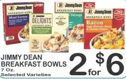 Foodland Jimmy Dean Breakfast Bowls offer