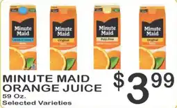 Foodland Minute Maid orange juice offer