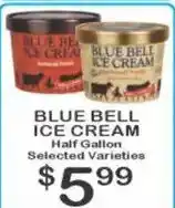 Foodland Blue Bell ice cream offer