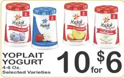 Foodland Yoplait Yogurt offer