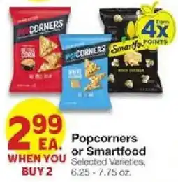 United Supermarkets Popcorners or Smartfood offer