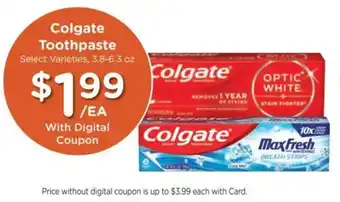 Colgate toothpaste