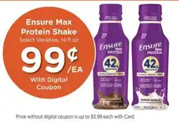 Kroger Ensure Max Protein Shake offer
