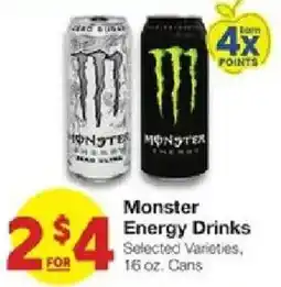 United Supermarkets Monster Energy Drinks offer