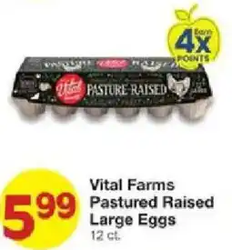 United Supermarkets Vital Farms Pastured Raised Large Eggs offer