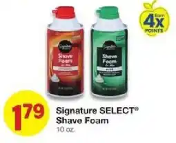 United Supermarkets Signature SELECT Shave Foam offer