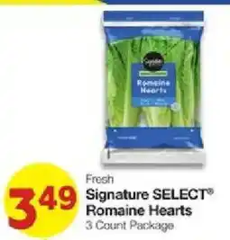 United Supermarkets Fresh Signature SELECT Romaine Hearts offer