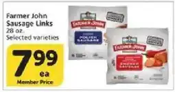 Vons Farmer John Sausage Links offer