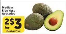 Vons Medium Ripe Hass Avocados offer
