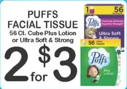 Foodland Puffs facial tissue offer