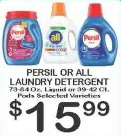 Foodland Persil or All Laundry Detergent offer