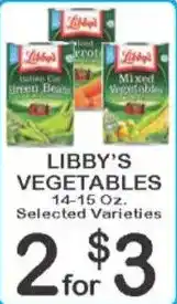Foodland Libby's vegetables offer