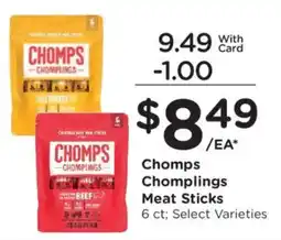 Kroger Chomps Chomplings Meat Sticks offer
