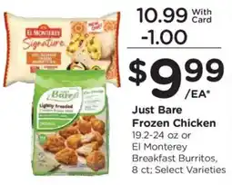 Kroger Just Bare Frozen Chicken offer