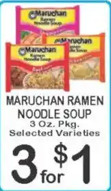 Foodland Maruchan ramen noodle soup offer