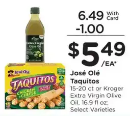Kroger José Olé Taquitos offer
