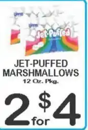 Foodland Jet-Puffed Marshmallows offer