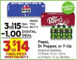 United Supermarkets Pepsi, Dr Pepper, or 7-Up offer