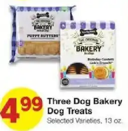 United Supermarkets Three Dog Bakery Dog Treats offer