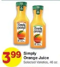 United Supermarkets Simply Orange Juice offer