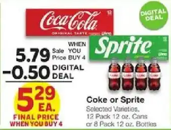 United Supermarkets Coke or Sprite offer