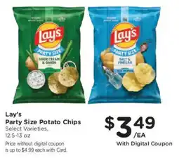 Mariano's Lay's Party Size Potato Chips offer