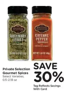Mariano's Private Selection Gourmet Spices offer