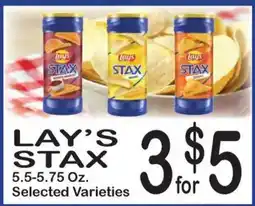 Foodland Lay's Stax offer