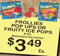 Foodland Frollies fruity ice pops offer