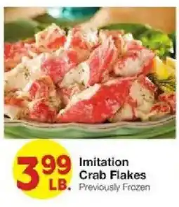 United Supermarkets Imitation Crab Flakes offer