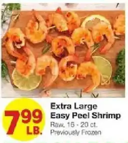 United Supermarkets Extra Large Easy Peel Shrimp offer