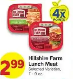 United Supermarkets Hillshire Farm Lunch Meat offer