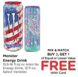 Kroger Monster Energy Drink offer