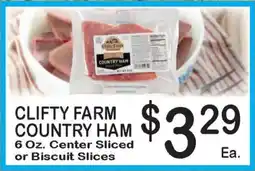 Foodland Clifty Farm Country Ham offer