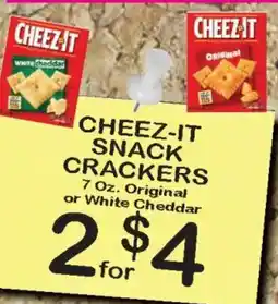 Foodland Cheez-it snack crackers offer