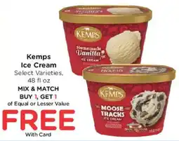 Mariano's Kemps ice cream offer