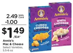 Mariano's Annie's Mac & Cheese offer