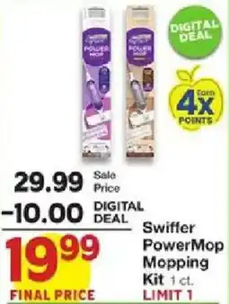 United Supermarkets Swiffer PowerMop Mopping Kit offer