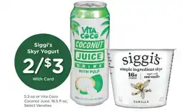 Kroger Siggi's Skyr Yogurt offer
