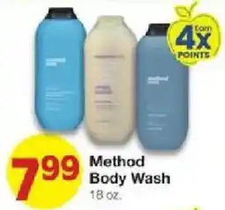 United Supermarkets Method Body Wash offer